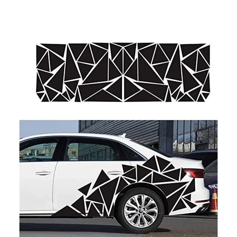 Honeycomb Side Door Back Sticker Fender Car Sticker Universal Hexagon Design Vinyl Stickers Decal Ade Kit