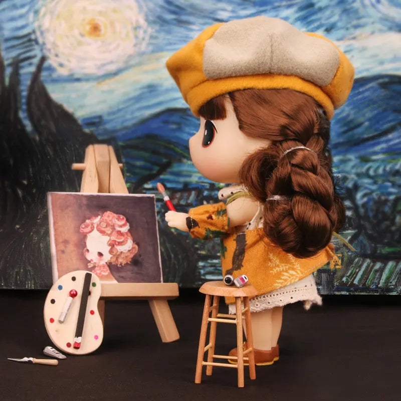 Genuine Ddung Dress Up Doll Collection 18cm Cute Joint Doll Fashion Toys Collect Model Ornament Girl'S Birthday New Year Gift