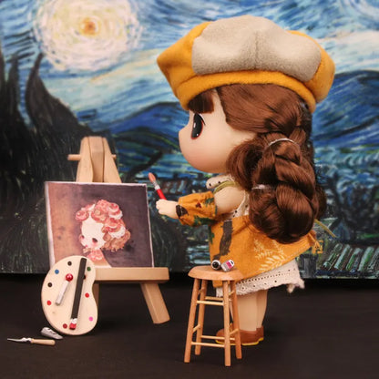 Genuine Ddung Dress Up Doll Collection 18cm Cute Joint Doll Fashion Toys Collect Model Ornament Girl'S Birthday New Year Gift