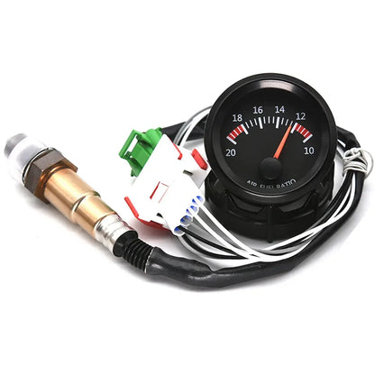 52mm Universal Car Auto Air Fuel Ratio Gauge 10-20 or with Narrowband O2 Oxygen Sensor  Car Gauge for 12V Racing Car