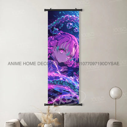Anime Demon Slayer: Kimetsu No Yaiba Figures Poster Canvas Print Hanging Painting Wall Art Scrolls Picture Home Decoration Mural