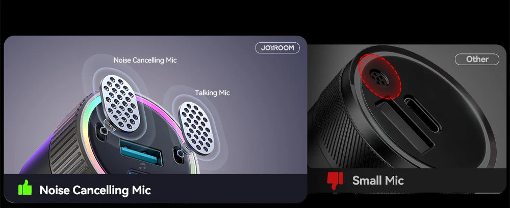 Joyroom 60W Bluetooth 5.4 Car FM Transmitter PD QC 3.0 Cigarette Lighter Adapter Hands-Free Call Fast Charging Car Charger
