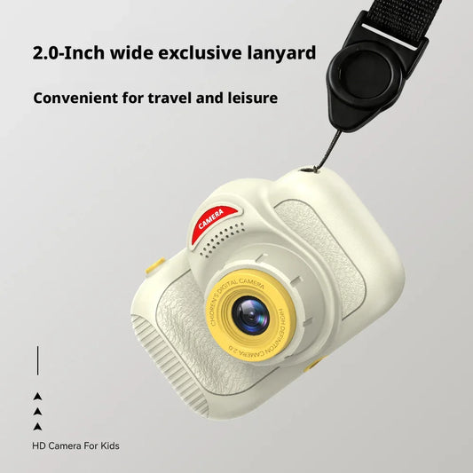 2026 New Kids Camera Cartoon Mini Digital Camera HD 1080P Video Recorder Portable Toddler Toys Birthday Gift for Boys Girls