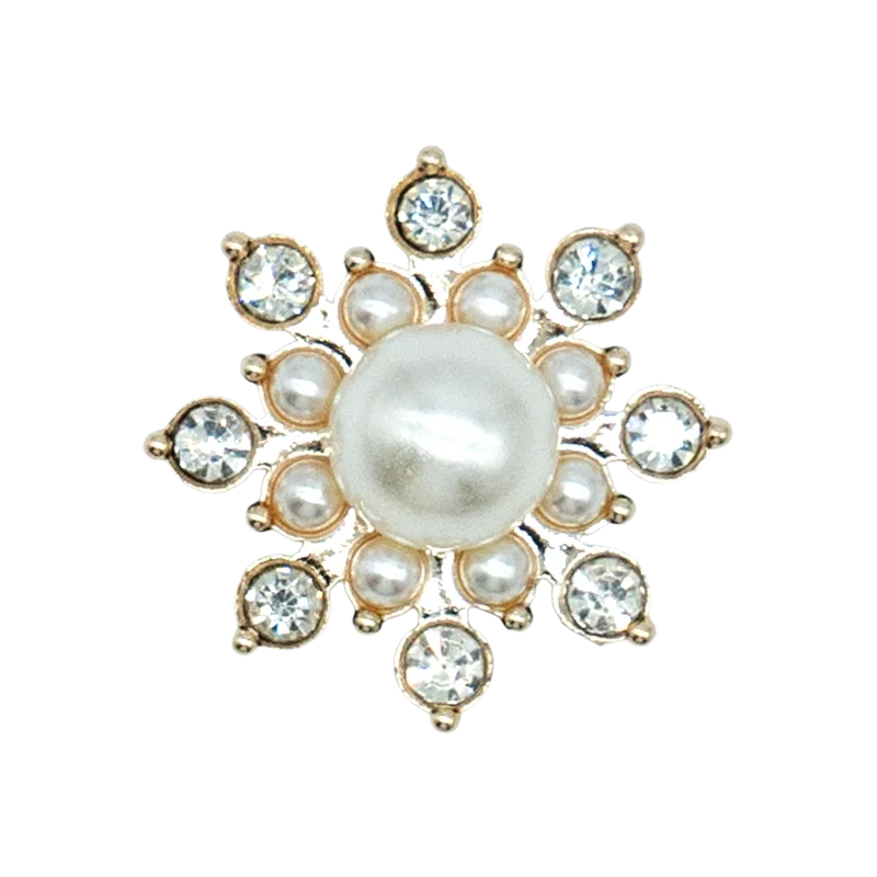1/29PCS Acrylic Shoe Charms Golden Flower Heart Luxury Jewelry Shoe Accessories Fashion Women Shoe Decoration for Clog Sandal