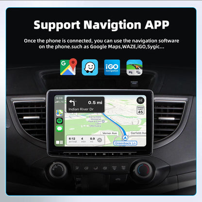 KEBIDUMEI Wired to Wireless Carplay Mini Car AI Box Adapter 5.0GHz WiFi Android Auto Bluetooth 5.2 Smart Dongle Car Accessories