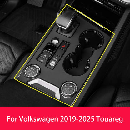For Volkswagen 19-26 new Touareg gear shift center control shift panel protective pad automotive supplies interior modificatio