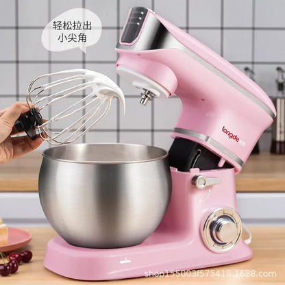 110V/220V Dragon Stand Mixer Small Household Multi-function Dough Kneader Cream Whisker Automatic WWW