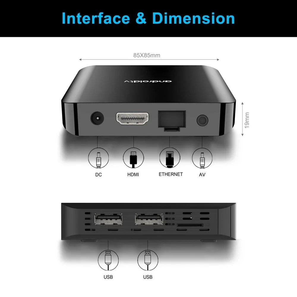 TV98 ATV Plus TV Box 8GB 128GB Android14 Allwinner H313 Quad Core 4G 5G Dual Wifi BT5.0 Smart Voice control HD 4K 8K TV Box iptv