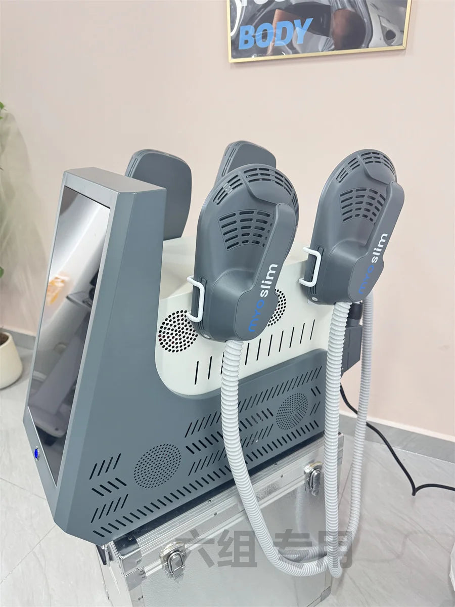 EMS Body Sculpting Machine Fat Weight Loss 15 Tesla 5 Handles Muscle Stimulator RF Sculpting Slimming Electromagnetic