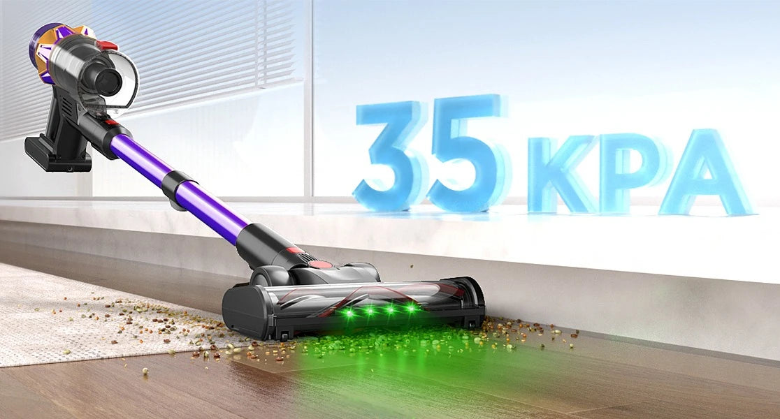 Household Brushless Vacuum Cleaner, Large Suction 550W High Power 35000PA Multi-function Handheld Pet Vacuum Cleaner