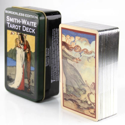 Beginner-Friendly Oracle Cards with Metal Tin Box, Self-Exploration & Party Game Cards, Perfect Gift for All Occasions