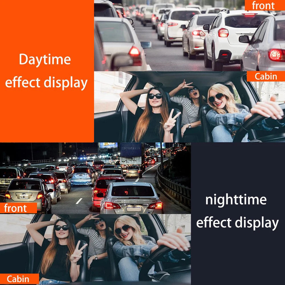 4 Channel Dash Cam 360° Car Video Recorder Black Box with Night Vision 24/7 Parking Monitor G-Sensor Loop Recording auto parts