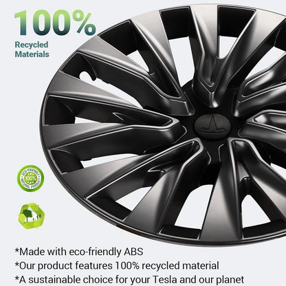 4PCS HubCap for Tesla Model 3 2023 2024 18 Inch Performance Replacement Wheel Cap Automobile Full Rim Cover Accessories
