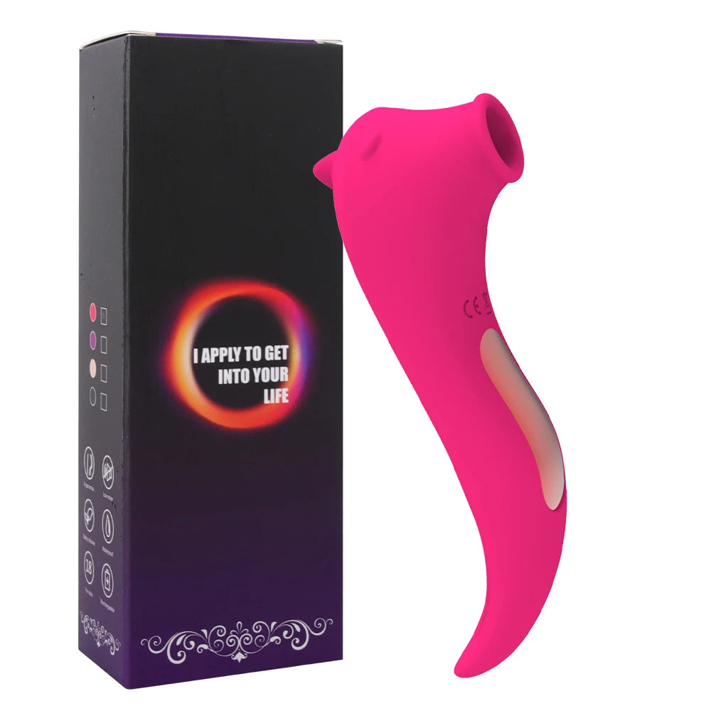 Powerful Clitoris Sucking Vibrator for Women Nipple Oral Vacuum Stimulator Massager Dildo Female Masturbator Sex Toys for Adult