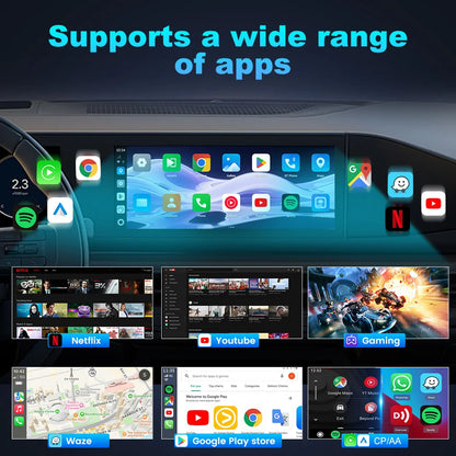 Ultra box 8GB+128GB 5G netAndroid 15.0 SM6350 Ai Box CarPlay Wireless Android Auto Wireless Adapter Support Youtube Netfilx IPTV