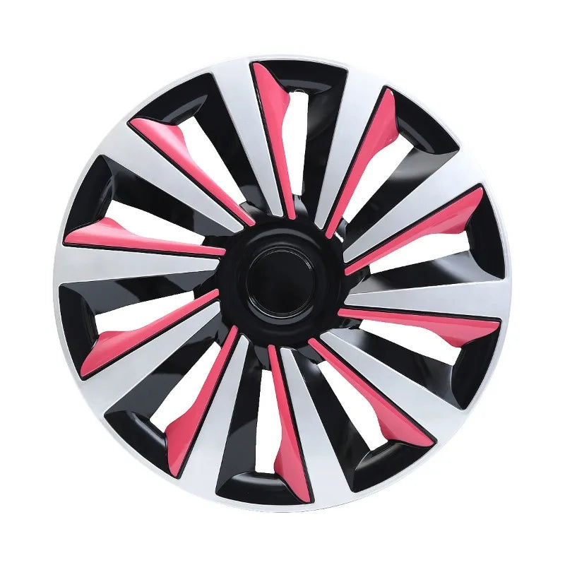 4PCS R16 Car Wheel Cover Hubcap Universal Auto Replacement Hub Caps Iron Steel Wheel Rim Cover 16 Inch Car Tire Accessory Hubcap