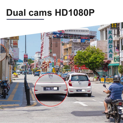10.26 inch Car GPS Navigation 4G Android 12 ADAS Dash Camera Recorder 4G+64GB ROM WiFi ADAS BT Dual Lens Night Version