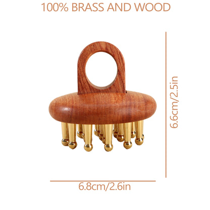 Radiant Skin Savior Lymphatic Detox Face Massager Fades Wrinkles Firms Jawline and Eyes Natural Copper Wood Beauty Tool