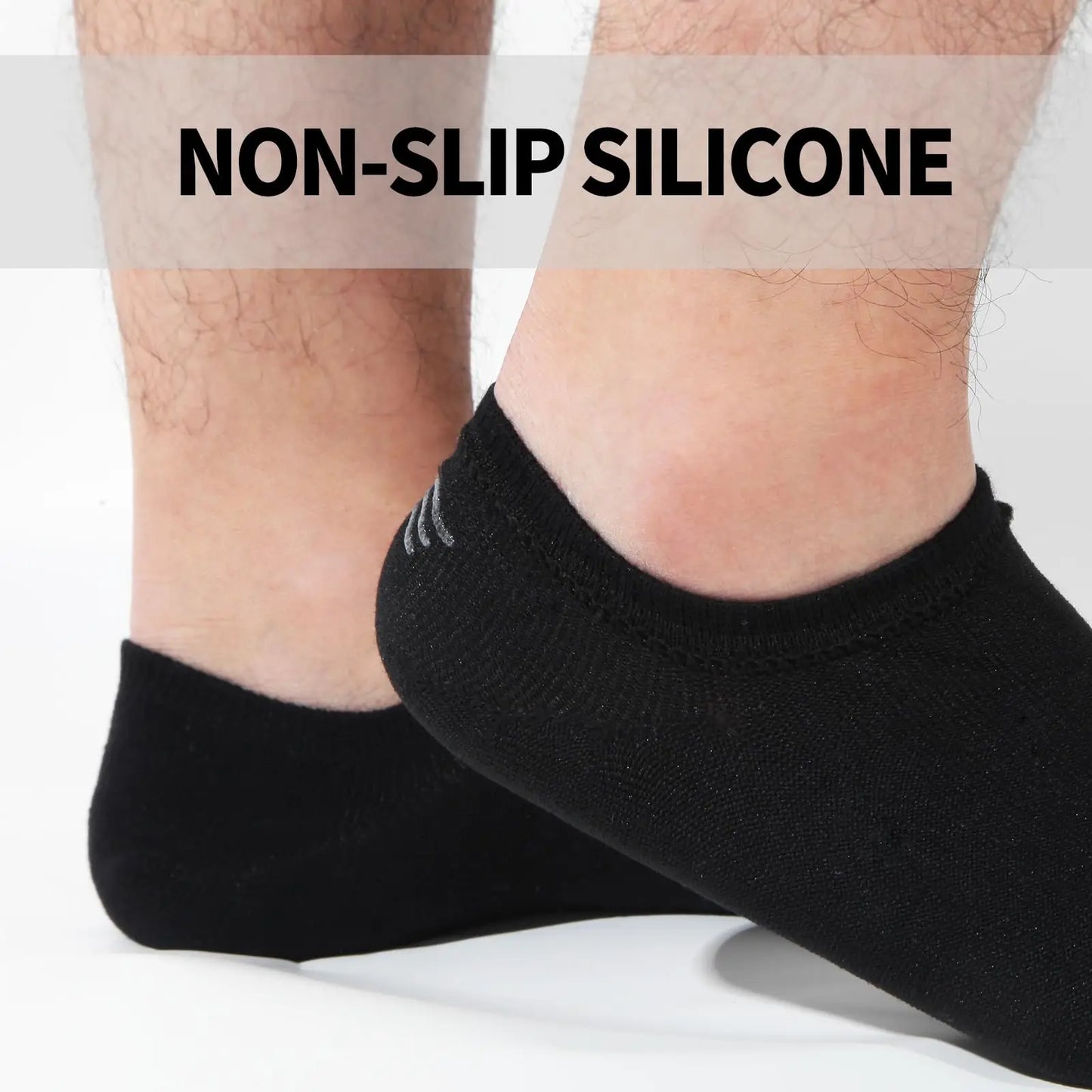 10/20 Pairs Womens and Mens Non Slip Ankle Socks Low Cut Invisible Liner Ankle Socks Cotton Breathable No-Show Sport Socks