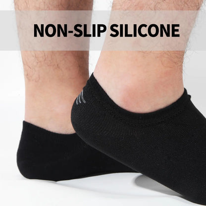 10/20 Pairs Womens and Mens Non Slip Ankle Socks Low Cut Invisible Liner Ankle Socks Cotton Breathable No-Show Sport Socks