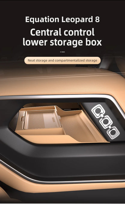 For ‌‌2024 Formula Leopard 8 Denza B8 Storage Box Center Armrest Hidden Box Cup Holder Organizer Interior Accessories