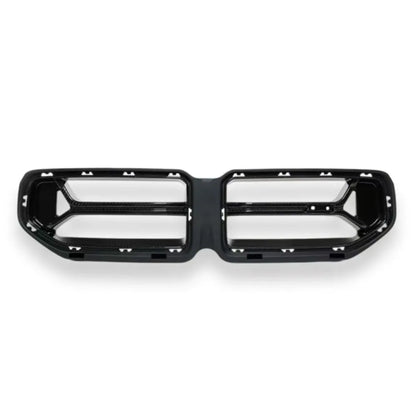 Real Dry Carbon Fiber Trim For BMW G87 M2 2023-2025 Car Front Bumper Grille Racing Grills Mesh Cover Auto Exterior Accessories