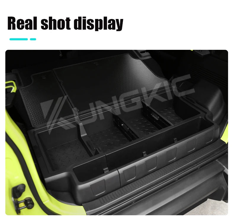 For Suzuki Jimny Nomade 5-door 2023 2024 2025 JB64 ABS Car Trunk Storage Box Organizer Case Tailbox Stowing Tidying Toolbox