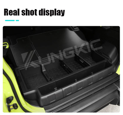 For Suzuki Jimny Nomade 5-door 2023 2024 2025 JB64 ABS Car Trunk Storage Box Organizer Case Tailbox Stowing Tidying Toolbox