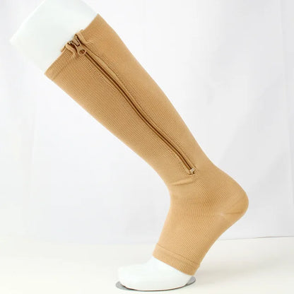 S-XXL Compression Socks Compression Socks for Varicose Vein Calf Riding Socks Stretch Open Toe Knee Socks