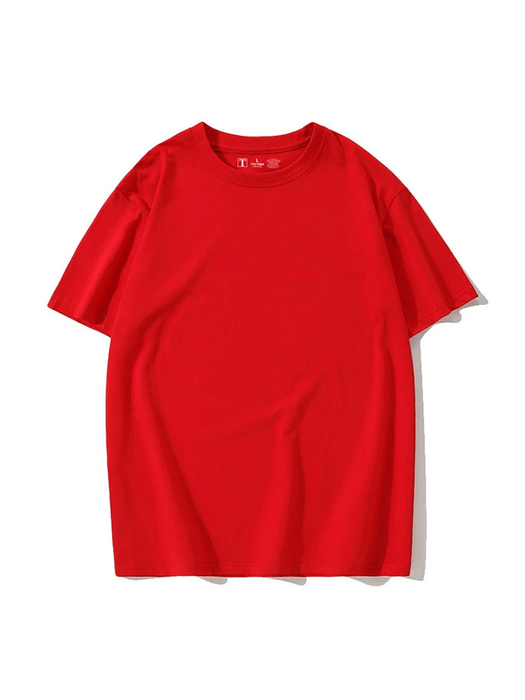 Simple White Oversize T-shirts For Women Cotton Summer Green T Shirts Women Short Sleeve Loose Blue T Shirt Women Yellow Top Tee