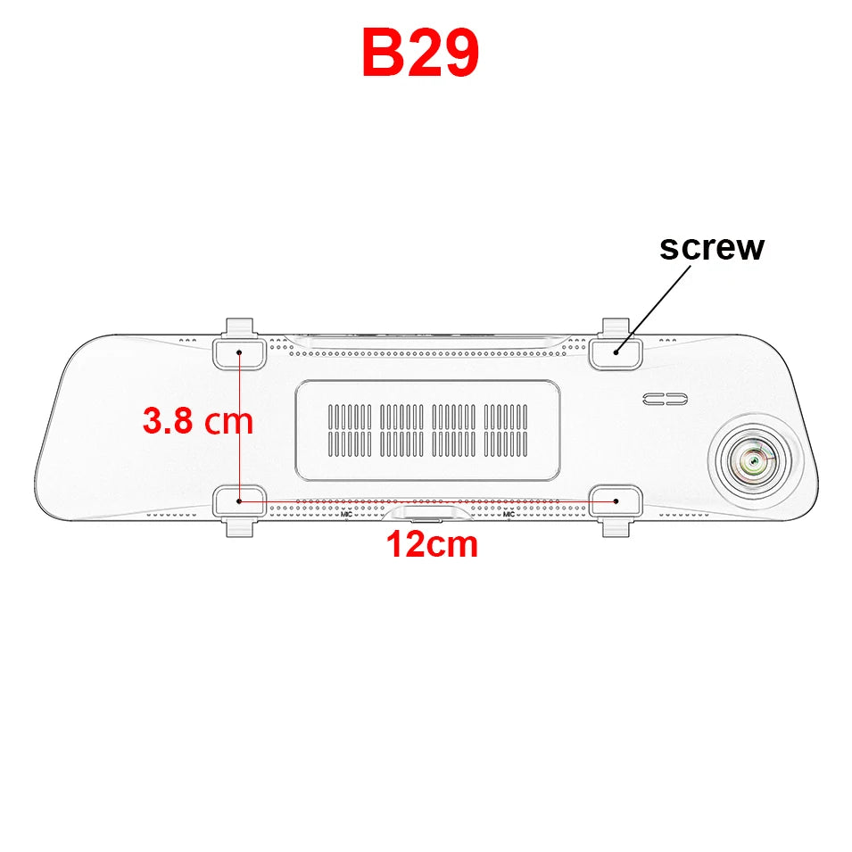 HGDO B24-B29 Rear View In door Interior Mirror Mounting Bracket Car Dvr Holder Mirror Dash Cam Support For Toyota Tesla BENZ BWM
