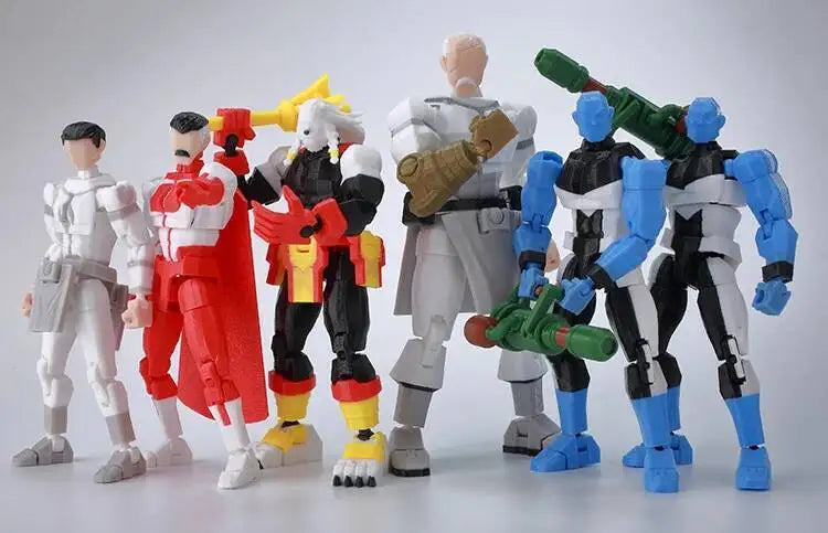9L3D Printed Superheroes Invincible 2.0 Anime Multi-Jointed Shapeshift Toys Action Figures Mannequin Model Ornaments Gifts