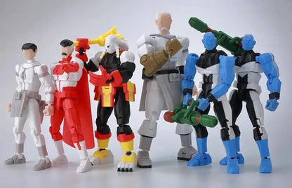 9L3D Printed Superheroes Invincible 2.0 Anime Multi-Jointed Shapeshift Toys Action Figures Mannequin Model Ornaments Gifts