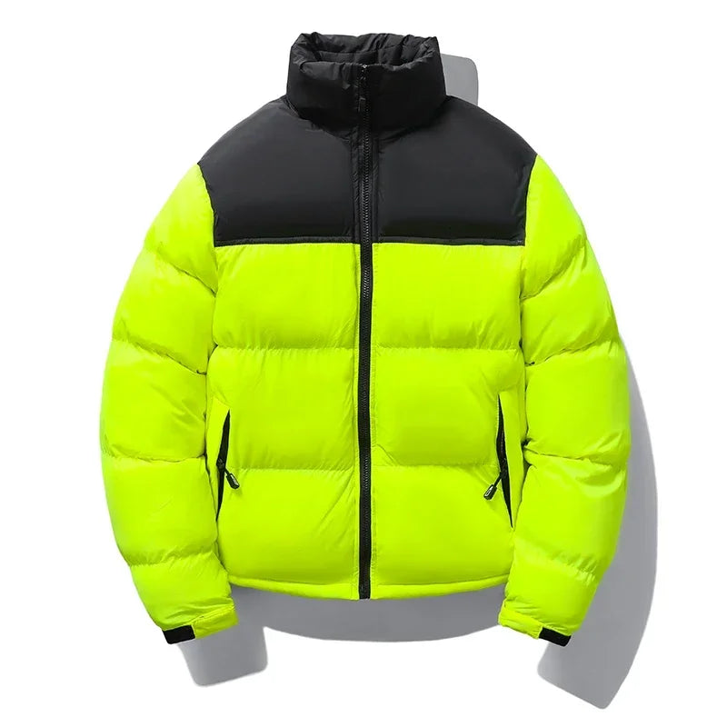 Man Thick Stand Collar Parka Jacket Male Overcoat Outwear Plus Size 4XL Winter Men Casual Windproof Padded Duck Down Parkas Coat