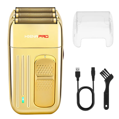 HIENAPRO Reciprocating Electric Shaver, Triple Blade Foil Razor for Men, USB Rechargeable Wet/Dry Trimmer with Travel Lock