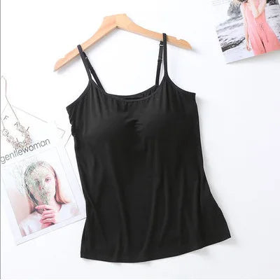 NHKDSASA Seamless Lingerie Women Vest Solid Crop Top Push Up Padded Bralette Woman Vest Basic Comfortable Soft Underwear 4XL