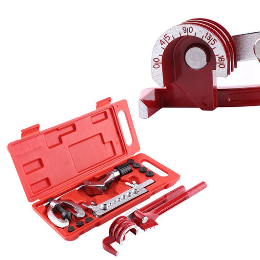 11pc Pipe Flaring Kit Brake Fuel Tube Repair Flare Kit With Cutter Bending Tool Set