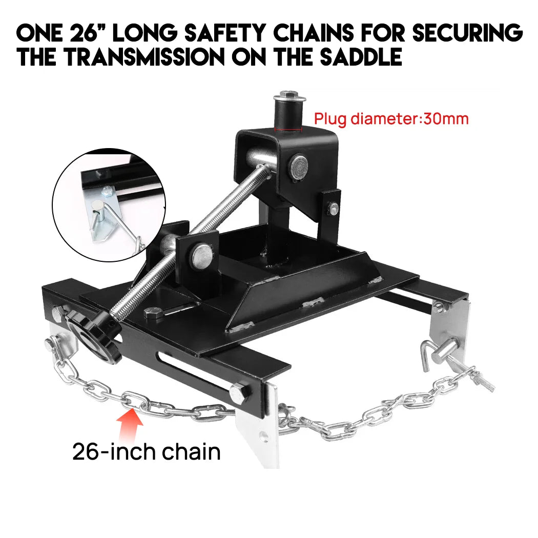 PORIYA Transmission Jack Adapter 500KG Automotive Car Gearbox Removal Trolley Adaptor