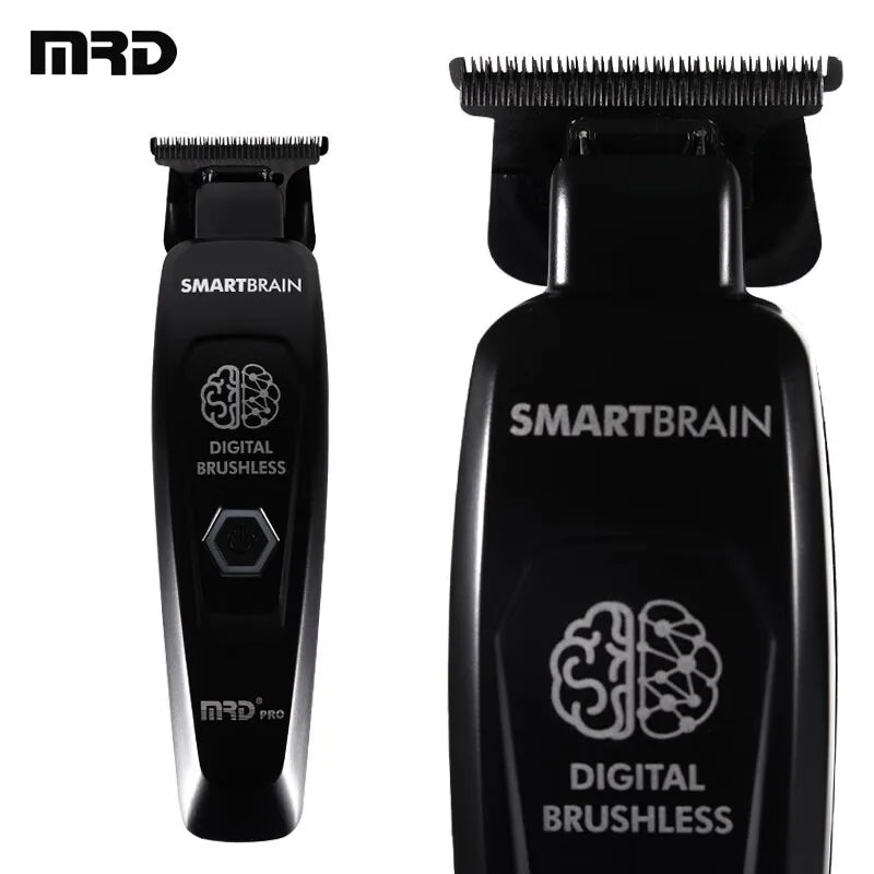 HC-90-4 MRD Smart Brain Hair Clipper Men's Professional Full Metal Lift Height Torque Digital Brushless Motor Cordless Trimmer