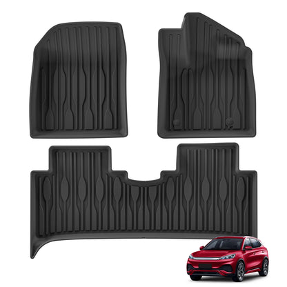 Right Drive for BYD ATTO3 ATTO 3 YUAN PLUS 2023 2024 Car Floor Mats Cargo Liner Trunk Pad TPE 3D Foot Mat Protection Accessories