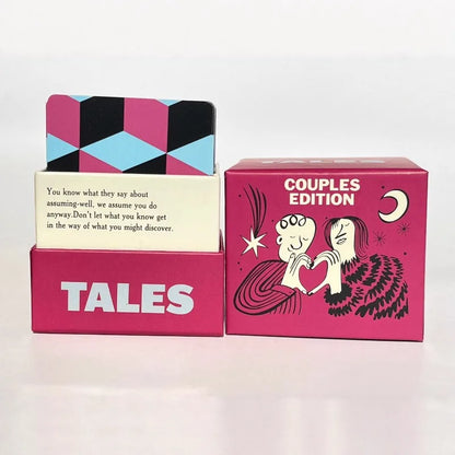 TALES Communication Question-and-answer Card Couples Dating Family Gathering Chatting Interactive Board Game Card.