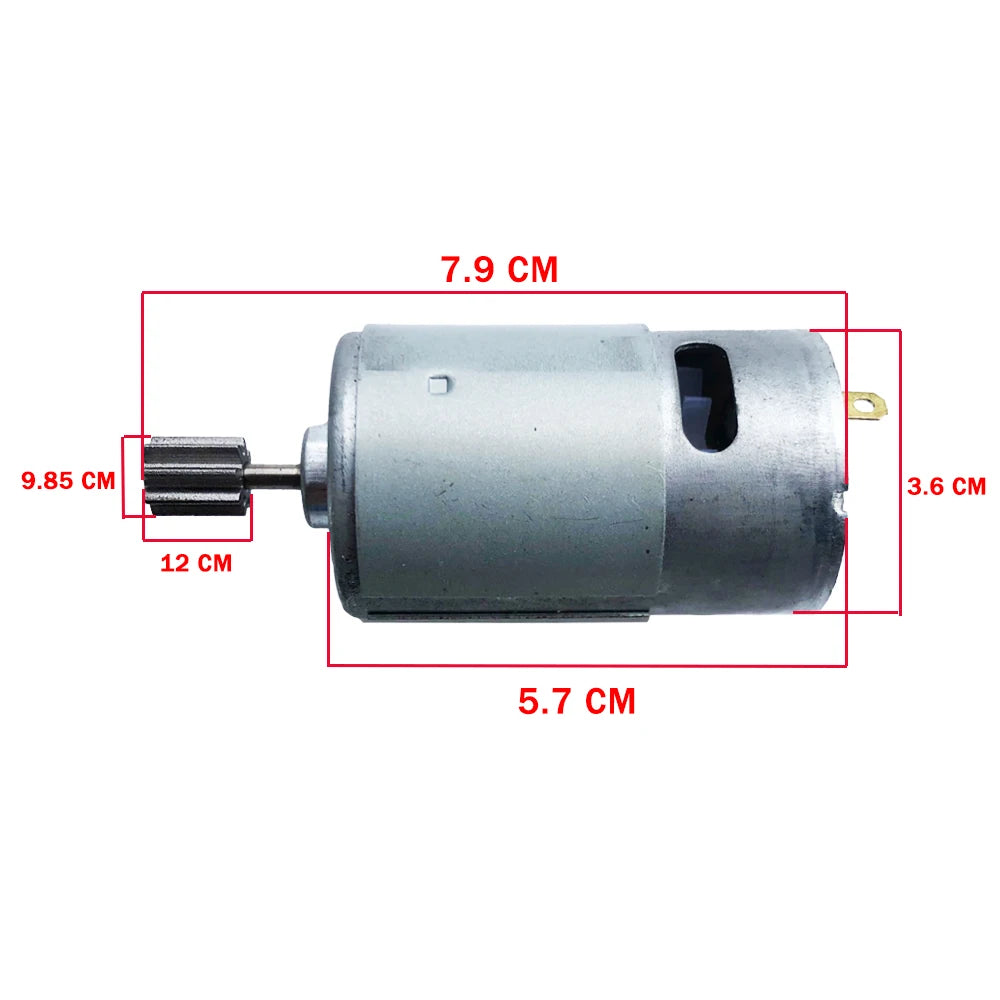 6V 12V 24V RS550 RS570 8 Teeth 8T High-Speed Children's Electric Ride on Toys Baby Car Vehicle Drive Motor Engine Upgrade Parts
