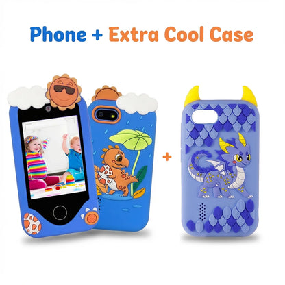 Smart Phone Toys Learning Phone Kids 2.8" Touch screen Dual Camera ABC/Habit Tracker Educational Games Perfect Gift For Boy Girl