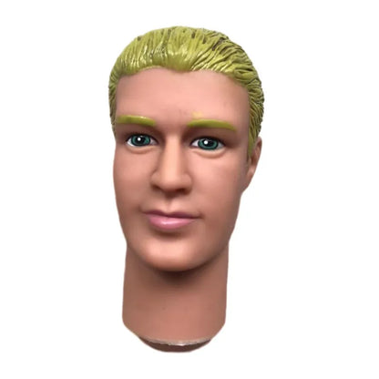 Male Doll Heads Quality Makeup Doll Figure Collection Doll Parts Famous Men Stars Rare Face Doll Heads DIY Toy Accessories
