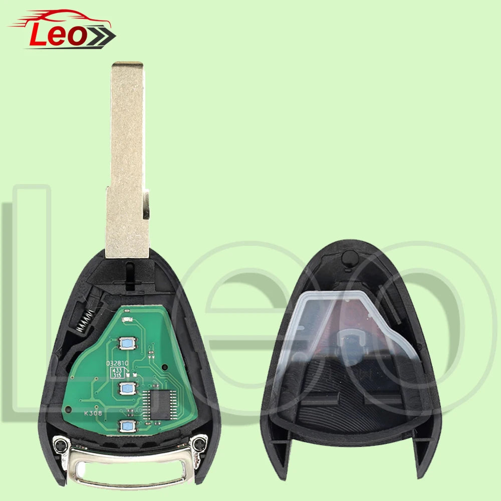 Leo FCC ID:LXP-VIM244 For Porsche Carrera Cayman 911 987 996 997 Boxster S 2S 4S Turbo Targa Car Remote Key 315/433MHz ID:46CHIP