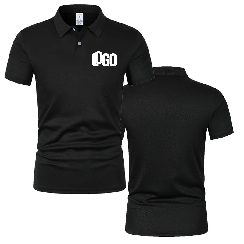 Customized T-Shirts with Printed Front and Back, Professional T-Shirts with Your Own Logo, Text Photos, Personalized Men's Premi