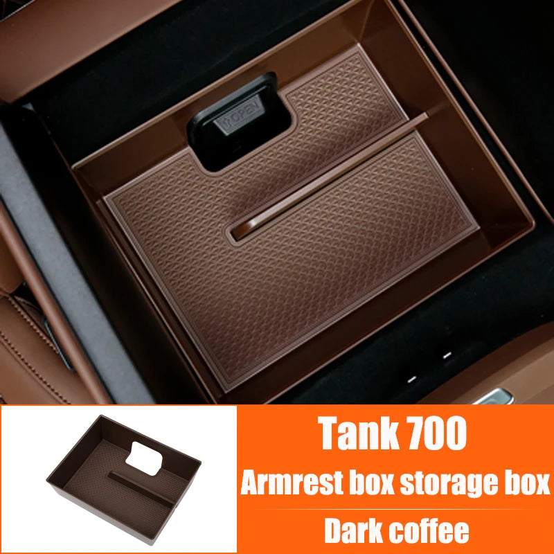 For Great Wall Tank 700 TANK 700 Armrest Box Storage Box Special Interior Decoration Center Console Armrest Box Storage Box