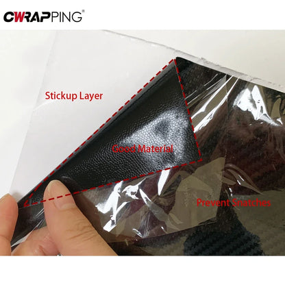 Car Stickers Black Carbon Fiber Vinyl Wrap Film 150*50cm Gloss Carbon Fiber Motorcycle Wrap Waterproof Film for Cars Accessories