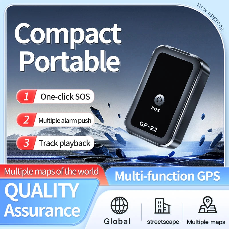 GF22 Car Anti-Lost Tracker Magnetic Mini Car GPS Locator Recording Tracking Device With Voice Control Wifi LBS GPS Position