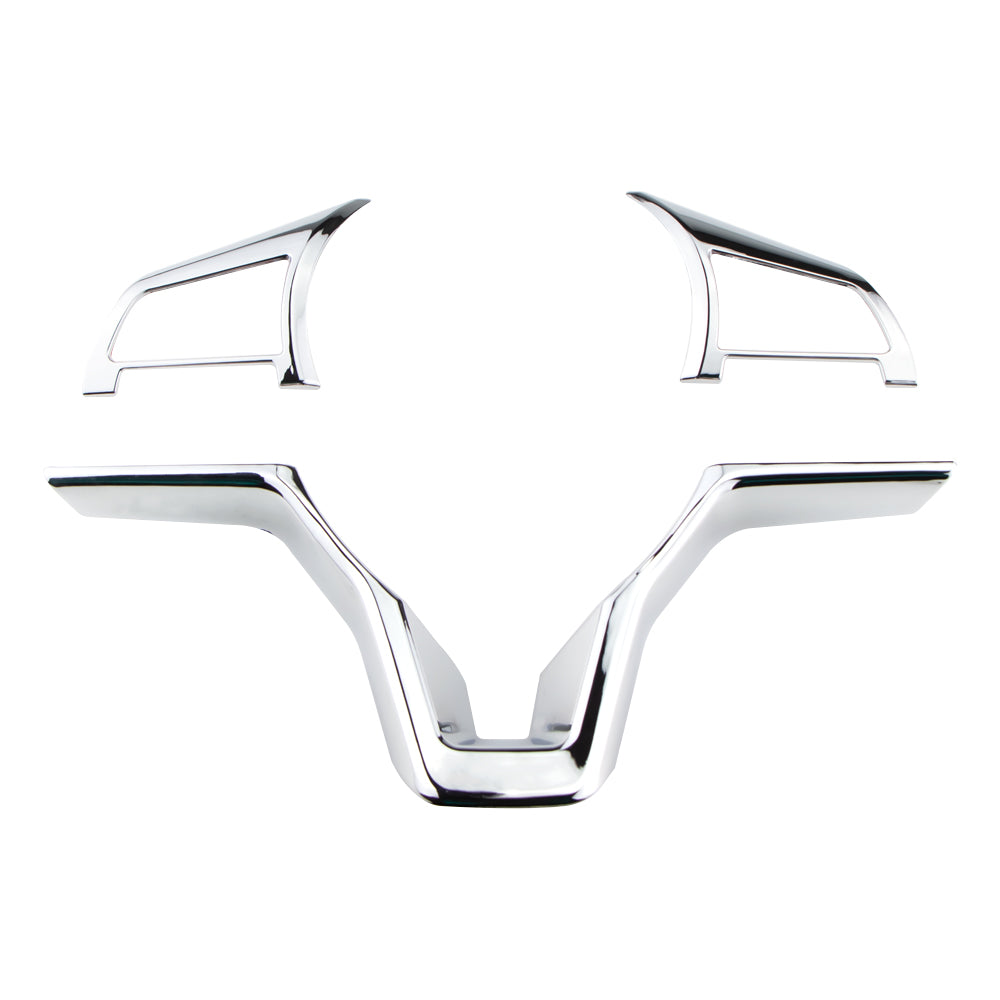 Car Steering Wheel Panel Cover Trim Sticker for Nissan Qashqai J11 Xtrail T32 Rogue Note Versa Kicks Juke Micra Leaf Sentra